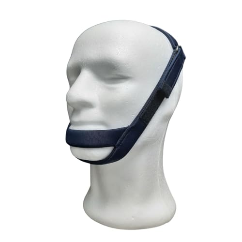 CPAP-Assistant Kinnband, Kinnband für CPAP Benutzer, Behandlung von Schlafapnoe und Schnarchreduktion, Verhinderung von Mundleckagen, atmungsaktiver und geruchsneutraler Stoff mit langer Haltbarkeit von Generisch