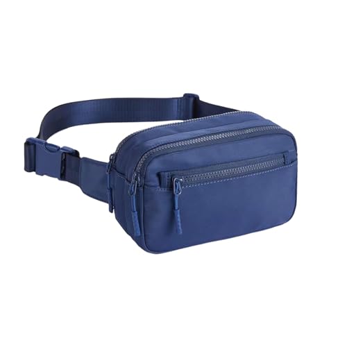 CROS Body Geldbörse – Bauchtasche, Schultertasche, kleine Umhängetasche, Kuriertasche, Bergsteiger-Weste mit Reißverschluss, kleine Schultertasche für Reisen und Joggen, 22,5 x 5 x 15 cm, saphir, von Generisch