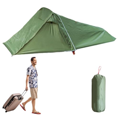 Camping-Kuppelzelt, Rucksackzelt - Zelte für Camping 2 Personen | Atmungsaktive Wander-, Berg-, Jagd- und Rucksackzelte, Winddicht, regenfest und wasserdicht von Generisch