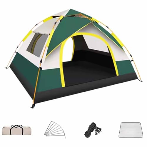 Campingzelt, Pop-Up-Kuppelzelt, leicht, tragbar, einfach aufzubauen für Camping, Wandern und Reisen, automatisches Outdoor-Zelt mit Tragetasche von Generisch