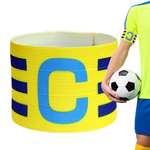 Captain-Armbänder für Fußball, Sportarmband, Anti-Drop, verstellbare Spielerbänder, Kapitänsarmbänder für Fußballspiel-Zubehör von Generisch