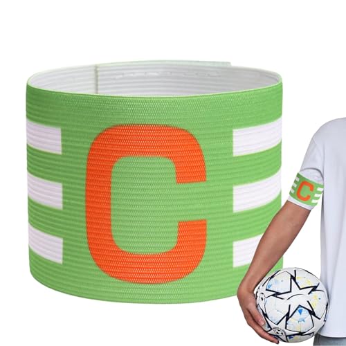 Captain-Armband – Sportarmband | Anti-Drop verstellbare Spielerbänder, Fußballspiel-Zubehör, elastische Kapitäns-Armbänder für Fußball von Generisch