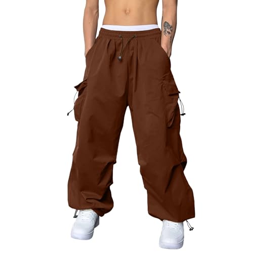 Cargohose Männer Bequem Jogginghose - Herrenhosen Outdoor Funktionshose Lang Arbeitshosen Leichte Cargo Hosen Sommer Modern Fitness Sommerhose Autumn Stoffhose Freizeithose Sporthose Mit Taschen von Generisch