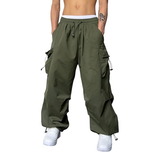 Cargohose Männer Stretch Jogginghose - Trekking Cargo Hosen Weite Herrenhosen Outdoor Modern Classics Funktionshose Fitness Sommerhose Autumn Stoffhose Freizeithose Sporthose Mit Taschen von Generisch