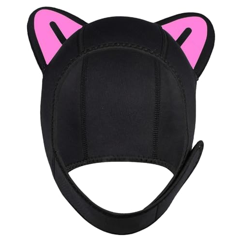 Cat Ears Swimming Hat, Swimming Gear Hat, Multipurpose Swim Hat, UV Protection Hat, Cat Ears UV-Proof Swim Hat Multipurpose Sun-Proof Diving Hat with Cat Ears for UV Protection and Swimming Gear von Generisch