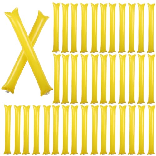 Cheer Sticks, aufblasbare Cheer Sticks, Bunte Cheerleading-Stöcke, die Stangen aufblasen, Leichter Party-Jubelstab, Krachmacher, Mitbringsel für Veranstaltungen, Partys und Feiern von Generisch