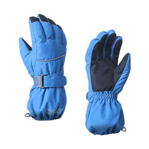 Clearance UK Wasserdichte Winterhandschuhe, Kinder, warme Handschuhe, Winter, Schnee, wasserdichte Handschuhe für den Außenbereich, Sport, Kleinkinder, sperrige Skihandschuhe für Jungen und Mädchen von Generisch