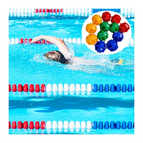 Commercial Pool Lane Divider Rope with Floats Swimming Pool Float Lines for Training Competition Hot Springs Floating Cordon von Generisch