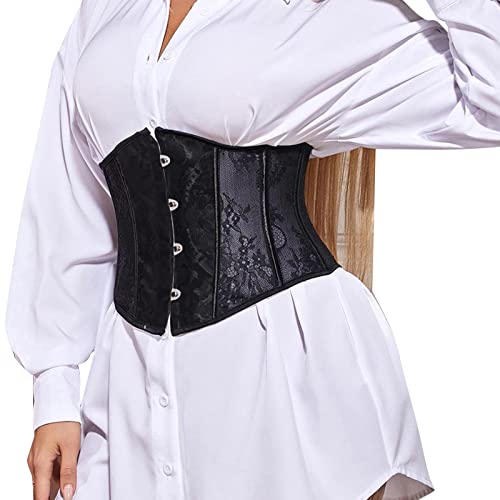 Corset, Corsage Damen, Sexy Halloween Kostüme Für Frauen Korsett Damen Schwarzes Kleid Brown Corset Green Corsage Schwarz Rot Rosa Weiß Corsagenkleid von Generisch