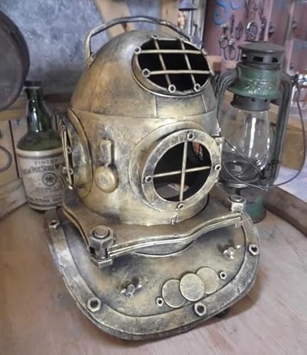 Generisch DEKO TIEFSEETAUCHER Helm MARITIM Jules Verne ANTIK Stil Metall NEU Generisch DEKO TIEFSEETAUCHER Helm MARITIM Jules Verne ANTIK Stil Metall NEU von Generisch