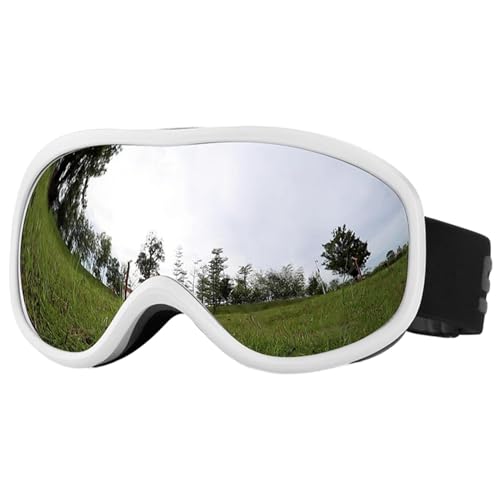 Damen Herren Skibrille, High-Definition-Schneebrille für Damen, Erwachsene und Jugendliche, winddicht, staubdicht, doppellagig, für Schneemobil, Fallschirmspringen von Generisch