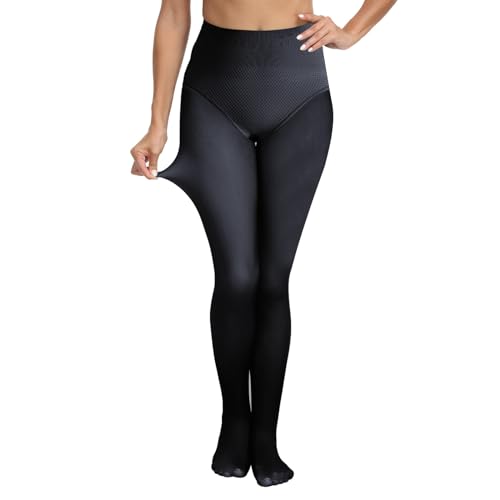 Damen Leggings, Retourenkauf Angebote, Leggings Winter Damen Thermoleggings Thermo Unterwäsche Hose Leder Winterleggings Gefüttert Leggins Laufhose Warme von Generisch