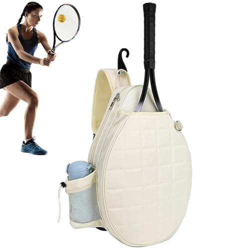Damen-Tennistasche, Tennis-Tragetasche mit Wasserflaschenhalter, Hakengriff oben, bedruckte Schultertasche, wasserabweisende Tennis-Tragetasche von Generisch