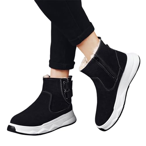 Damen Winterschuhe,Winterschuhe Herren Damen Wasserdicht-Barfußschuhe Stiefeletten Gefüttert Winterstiefel Schuhe Winter Warm-Winterboots Wanderschuhe rutschfeste Winter Sneaker Wetterfeste von Generisch