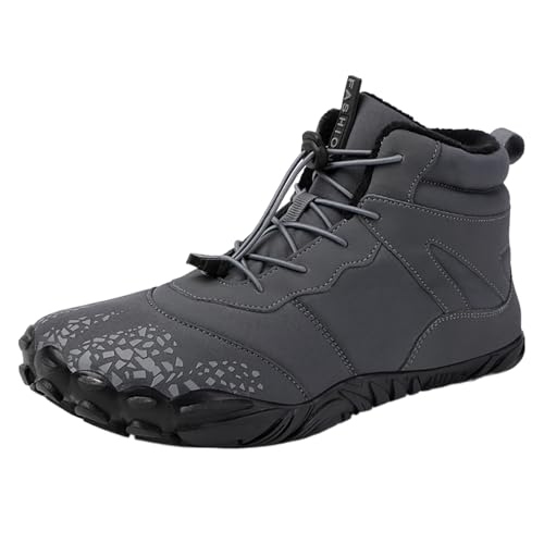 Damen Winterstiefel Wasserdicht Bequeme Komfort Niedriger Stiefel rutschfest Leicht Wanderschuhe Gefütterte Herren Stiefeletten Wärme Mädchen Chukka Boots Wasserfeste Kurzschaft Winterstiefel von Generisch