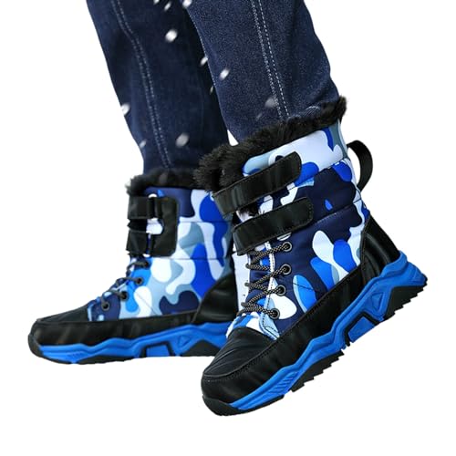 Damenmode Sale, Winterschuhe Kinder Mädchen Winter Warme Winterstiefel - Gummistiefel Outdoor Schuhe wasserdichte Winterboots Gefüttert Outdoorschuhe Herbst Herbstschuhe Boots von Generisch