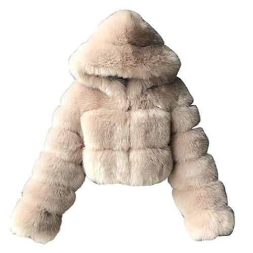 Damenmode Sale Damen Jacke Teddyjacke Mädchen Teddy Jacken Fleecejacke Teddyfleece Winter Oversize Strickjacke Flauschige Teddyfell Bunt Khaki，L von Generisch