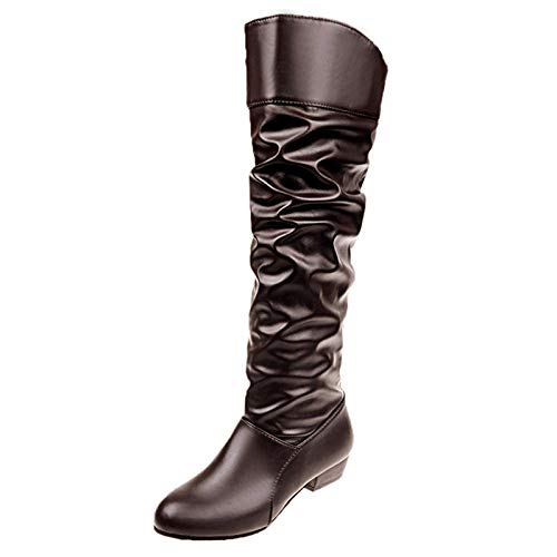 Damenstiefel Herbst Schaft Wasserdicht XXL Schlupfstiefel Kniehohe Stiefel Stretch Halbhoch Schwarz Winter Weitschaftstiefel Winterstiefel Weite H mit Absatz Cowboystiefel Westernstiefel Damenstiefel Herbst Schaft Wasserdicht XXL Schlupfstiefel Kniehohe Stiefel Stretch Halbhoch Schwarz Winter Weitschaftstiefel Winterstiefel Weite H mit Absatz Cowboystiefel Westernstiefel von Generisch