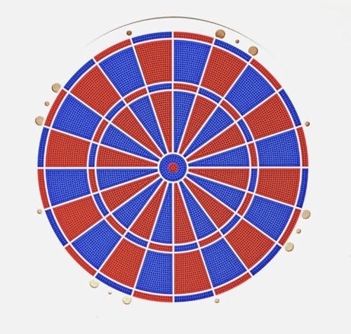 Dartscheibe/Ersatz Wurfkreis mit 82 Dart Segmente passend für Löwen Turnier Dart HB8 / HB9 Dart SM94 SM96 HB8 Dartscheibe/Ersatz Wurfkreis mit 82 Dart Segmente passend für Löwen Turnier Dart HB8 / HB9 Dart SM94 SM96 HB8 von Generisch