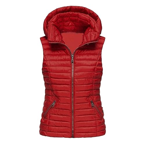 Daunenweste Damen Lang, Steppweste Damen Lang, Steppmantel Damen Leicht Herbst Mode Jacke Damenwesten Elegant Damenweste Daunenweste Lang Lange Weste Winterjacke Jacken Für von Generisch