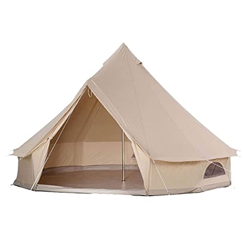 Deluxe 3m/4m Baumwolle Canvas Yurt Bell Zelt mit 4 Fenstern ideal für Camping Wandern und Festivals von Generisch