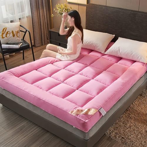 Dicke, faltbare, weiche Twin Queen Tatami-Boden-Futon-Matratze, tragbare Isomatte für Wohnheim, Zuhause, Bett, Camping, Quilt-Design für Komfort von Generisch