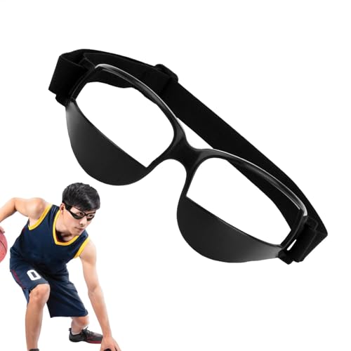 Dribbling-Brille – tragbare Basketball-Trainingsausrüstung, Basketball-Sportbrille, Sport-Trainingsbrille, bequeme Brille, schützende Sport-Sabber-Spezifikationen für Jugendliche und Jugendliche von Generisch