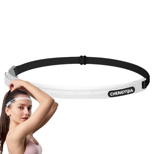 Elastische Sport-Stirnbänder, Silikon-Stirnbänder für Frauen | Elastisches Stirnband mit Silikongriff - Silikon-Griff-Übungshaar-Schweißbänder, elastisches Sport-Stirnband-Schweißband von Generisch