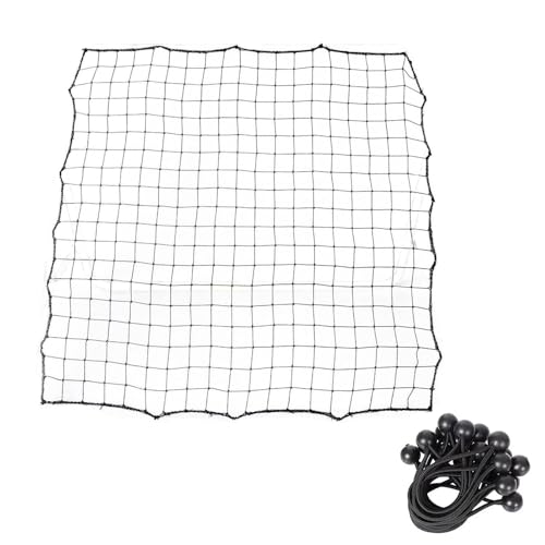 Ersatznetz für Rebounder – 100 x 100 cm Fußball-Fangnetz | Fußball-Rückprall-Fangnetz mit 20 Seilen für Outdoor-Spielplatz Ersatznetz für Rebounder – 100 x 100 cm Fußball-Fangnetz | Fußball-Rückprall-Fangnetz mit 20 Seilen für Outdoor-Spielplatz von Generisch