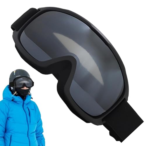 Erwachsene Schneebrille | UV-Schutz Doppelschicht Skibrille Anti-Fog Schneebrille - Verstellbare Snowboardbrille über Brille Sphärisches Skizubehör für Erwachsene von Generisch