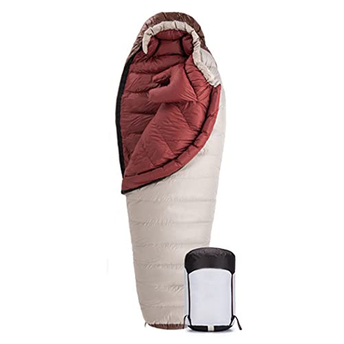 Erwachsene Winter 650FP Daunenschlafsack Ultraleicht & Kompakt für kaltes Wetter Camping & Wandern von Generisch