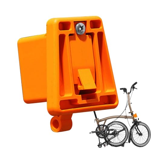 Fahrrad-Frontträgerhalterung, hohe Kompatibilität, Fahrradkorbhalter, Fahrradträger-Block-Adapter, verschleißfester Taschenhalter, Zubehör für Klappräder von Generisch