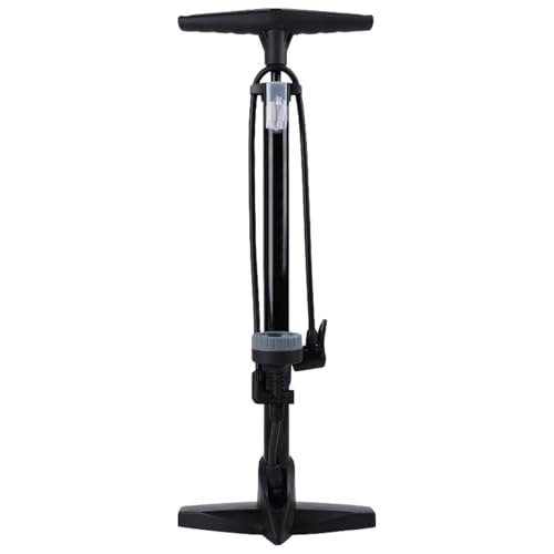 Fahrrad-Reifenluftpumpe – 63 X 24 Cm, Genaues Messgerät Für Mountainbikes | Tragbarer ABS-Luftpumpen-Inflator | Bodenfahrradpumpe, Auslaufsichere Reifenpumpe Mit Manometer Für Elektrofahrzeuge Und Aut von Generisch