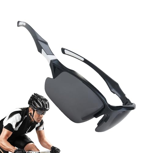 Fahrradbrillen,Fahrradbrillen - Trendige coole Laufsonnenbrille für Damen,Polarisierte Sonnenbrille für den Außenbereich, Dirtbike-Angelbrille für Jugendliche, Männer und Frauen von Generisch