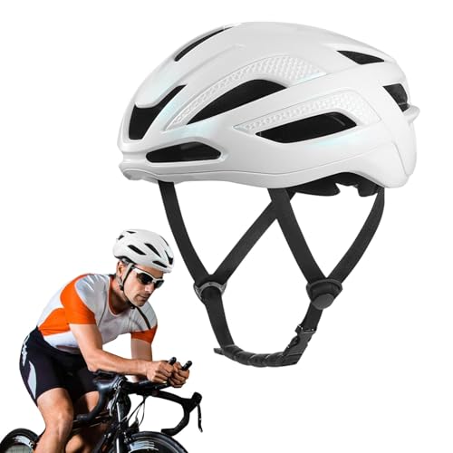 Fahrradhelme,Fahrradhelme für Herren - Leichte Helme,Atmungsaktive leichte Herren Damen verstellbare Reitsicherheits-Kopfschutzhelme von Generisch