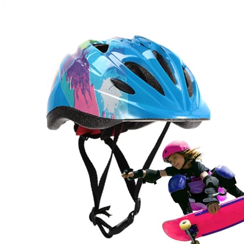 Fahrradhelme,Fahrradhelme für Kinder, Skateboard-Helme, Fahrradhelme für Kleinkinder im Alter von 5–10 Jahren, verstellbare Helme für Kinder, geeignet für Skateboard, Radfahren, Roller von Generisch