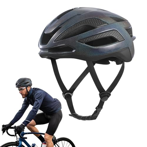 Fahrradhelme für Herren,Fahrradhelme - Bequeme Helme für Berg-/Rennradfahren,Atmungsaktive leichte Herren Damen verstellbare Reitsicherheits-Kopfschutzhelme von Generisch