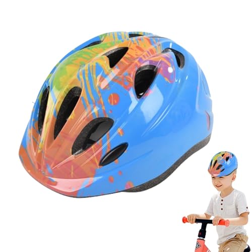 Fahrradhelme für Kinder,Helme für Kinder - Fahrradhelme für Kinder - Verstellbare Helme mit Farbverlauf, Helme für Kinder, Kleinkinder, Mädchen und Jungen zum Radfahren, Skaten, Fahrrad, Roller von Generisch
