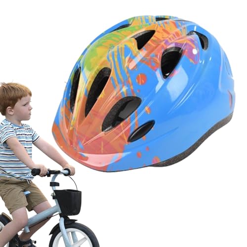Fahrradhelme für Kinder,Helme für Kinder - Skateboardhelme für Kinder - Fahrradhelme für Jungen und Mädchen, verstellbare Kinderhelme, Fahrrad-Kleinkindhelme für Skateboard-Roller von Generisch
