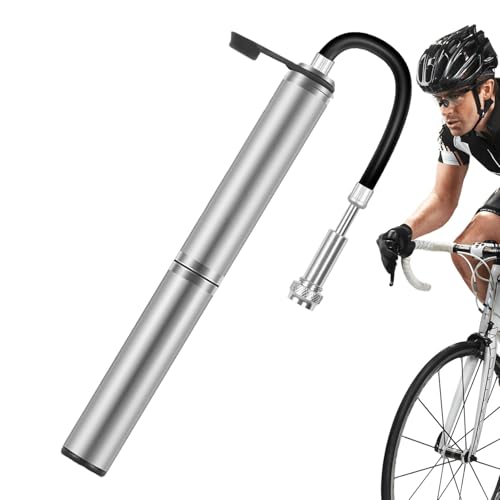 Fahrradpumpe, Fahrradreifenpumpe,Aluminiumlegierung 160PSI Fahrradhandpumpe - Effiziente Luftpumpe, tragbare Luftpumpe für Rennräder von Generisch