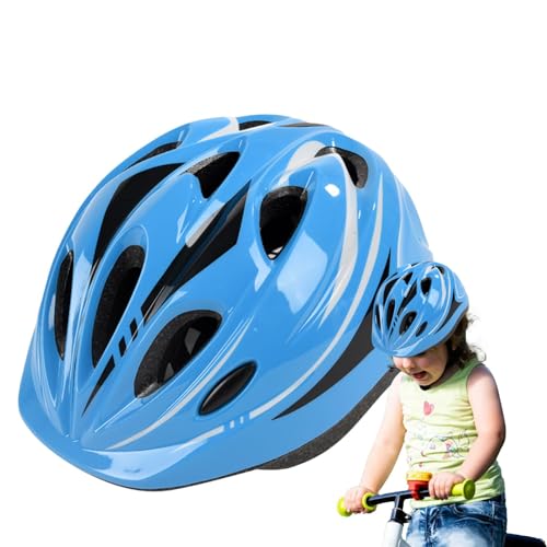 Fahrradschutzhelm Kinder,Kinderfahrradschutzhelm,Belüftung Robuster Fahrradschutzhelm für Kinder | Multifunktionaler Kopfschutz mit verstellbarem Riemen, Fahrradzubehör für Kinder von 5–10 Jahren von Generisch