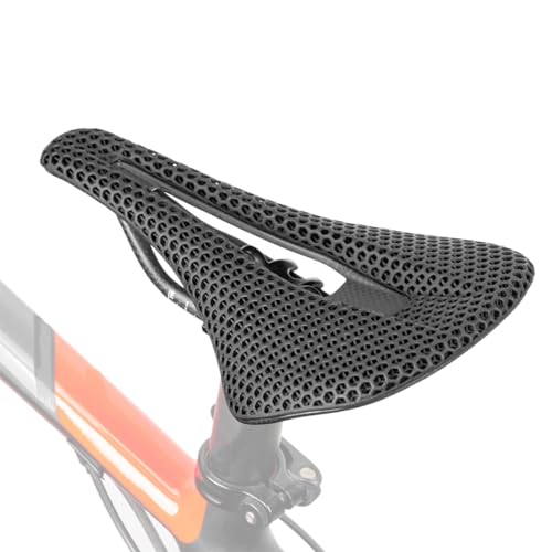 Fahrradsitzkomfort,Mountainbike-Sattel | Fahrradsattel-Sitzbezug - Wasserdichter Mountainbike-Sitz, breites 3D-Carbonfaser-Sitzkissen, Fahrradzubehör von Generisch