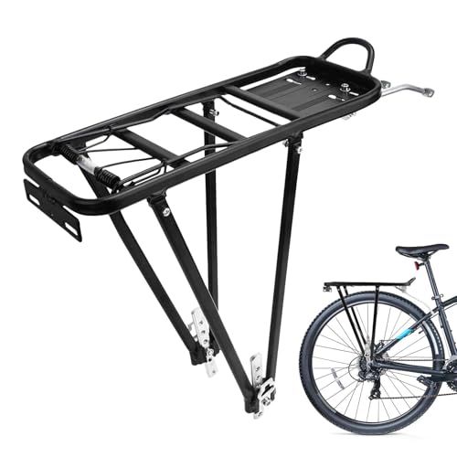 Generisch Gepäckträger, Hinter, Fahrrad-Gepäckträger, Rack, Schwarz, Aluminium, 35 kg, Rücksitzmontage, 40 x 36,5 x 12,7 cm, für Mountain-, Straßen- und Klappfahrzeuge Generisch Gepäckträger, Hinter, Fahrrad-Gepäckträger, Rack, Schwarz, Aluminium, 35 kg, Rücksitzmontage, 40 x 36,5 x 12,7 cm, für Mountain-, Straßen- und Klappfahrzeuge von Generisch