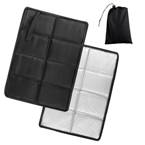 Faltbar Tragbar Wasserdicht Thermo Sitzmatte, Wasserdicht Spielplatz Matte, Wasserdicht Thermo Sitzkissen Faltbar, für Picknicks im Freien, Wandern, Camping, mit Tragetasche, Schwarz Faltbar Tragbar Wasserdicht Thermo Sitzmatte, Wasserdicht Spielplatz Matte, Wasserdicht Thermo Sitzkissen Faltbar, für Picknicks im Freien, Wandern, Camping, mit Tragetasche, Schwarz von Generisch