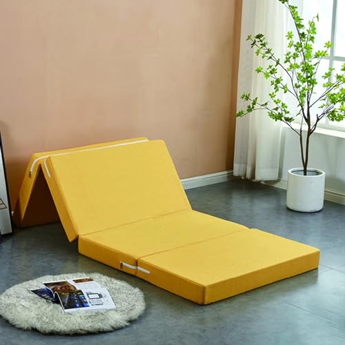 Faltbare Isomatte mit waschbarem Bezug - Tragbare Gästematratze für Reisen, Camping, Wohnzimmer, Schlafzimmer - Sofa Stuhl Bett in einer Box von Generisch