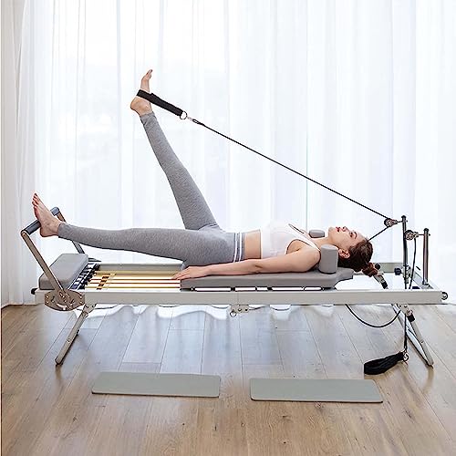 Faltbare Pilates-Reformer-Maschine für Heimübungen – Einstellbare Intensität Yoga-Ausrüstung – Multifunktionales Pilates-Bett von Generisch