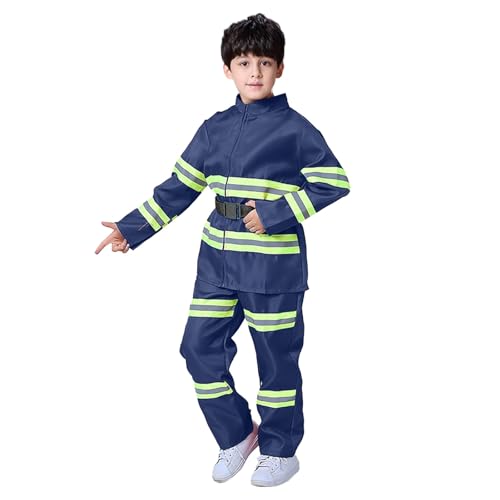 Feuerwehr Kostüm Kinder, Kostüme Für Kinder, Feuerwehr Zubehör, Feuerwehrkostüm, Feuerwehr Set Kinder, Feuerwehr Ausrüstung, Feuerwehrmann Kostüm, Spielzeug Feuerwehr, Karneval Halloween Kostüm von Generisch