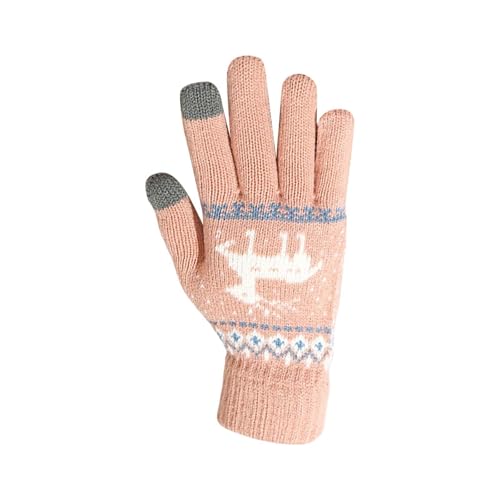 Fingerhandschuhe Für Damen Herren Konstante Classic Gloves Lässig Persönlichkeit Mittens Dicke Warm Winterhandschuhe Klassische Farbe Wollhandschuhe Vintage Thermische Fahrradhandschuhe von Generisch