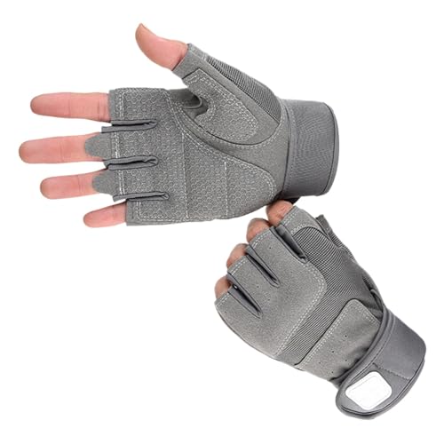 Fingerlose Handschuhe – verstellbare Handgelenk-Motorradhandschuhe | rutschfeste, verstärkte Handflächenhandschuhe, Fäustlinge für Jagd, Radfahren, Klettern, Paintball und Outdoor-Sportarten von Generisch