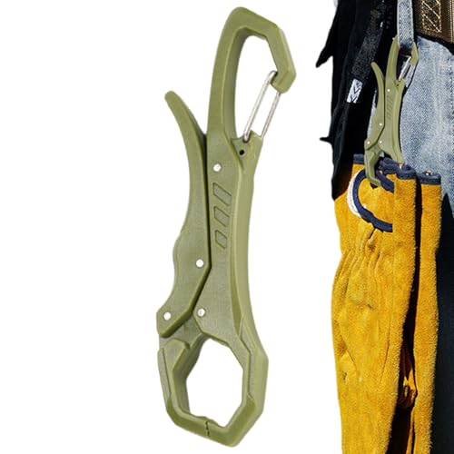 Fischlippengreifer – Outdoor Kleine Fischgreifer | Outdoor Fäustling Clip Schlüsselanhänger | Multifunktionaler Karabiner mit großer Öffnung | Fischgreifer für Rucksack oder Gürtel von Generisch